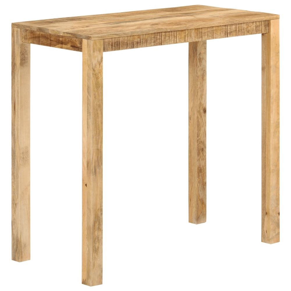 Petromila vidaXL Barový stôl 112x55x108 cm masívne mangovníkové drevo